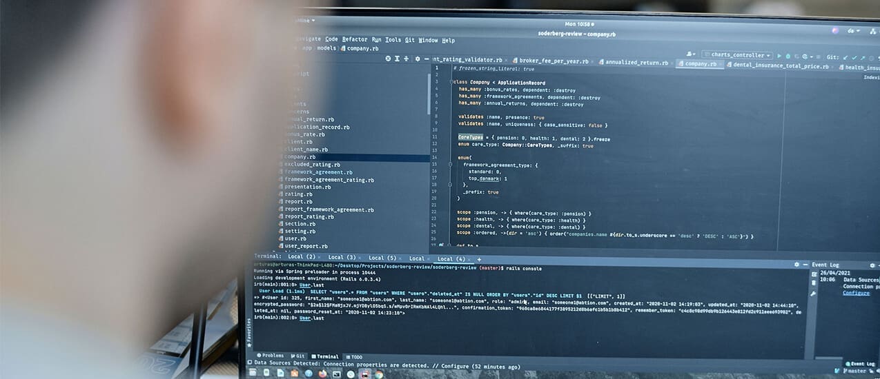 Softwareudvikling i Ruby on Rails hos udviklingshuset Centic