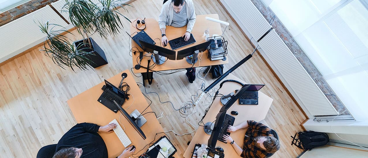 IT-konsulenter der arbejder med softwareudvikling ved udviklingshuset Centic